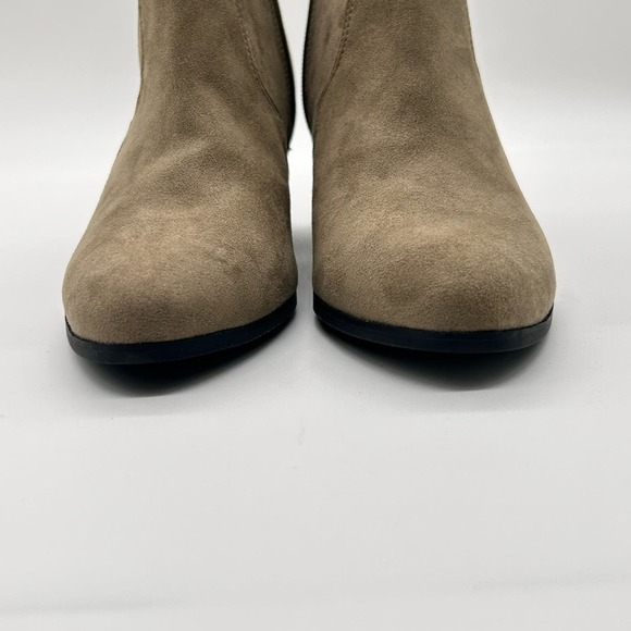 Old Navy Boots‎ Womens 7 Tan Sueded Western Ankle Boots Booties - Picture 5 of 11